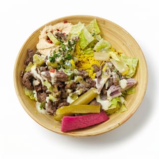 Hummus with Shawarma