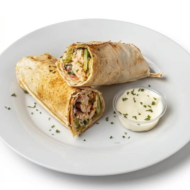 Chicken Shawarma Wrap.